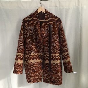 Free People Furry Coat